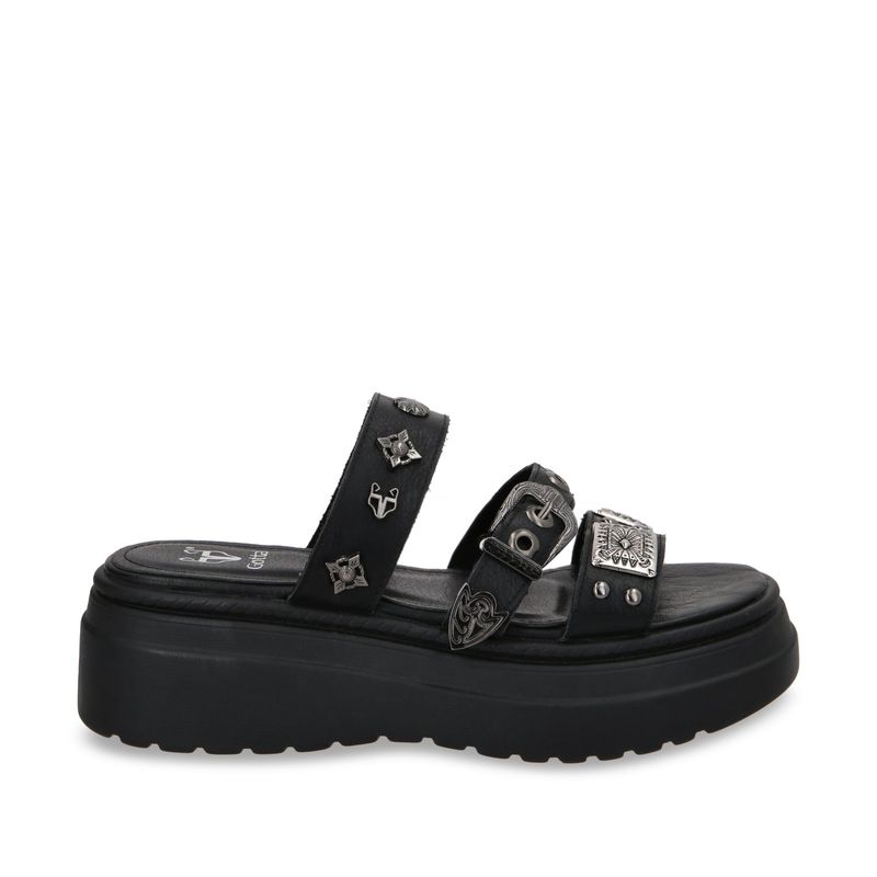 GOTTA - Sandalia Mujer Negra Plataforma 55922 Gotta