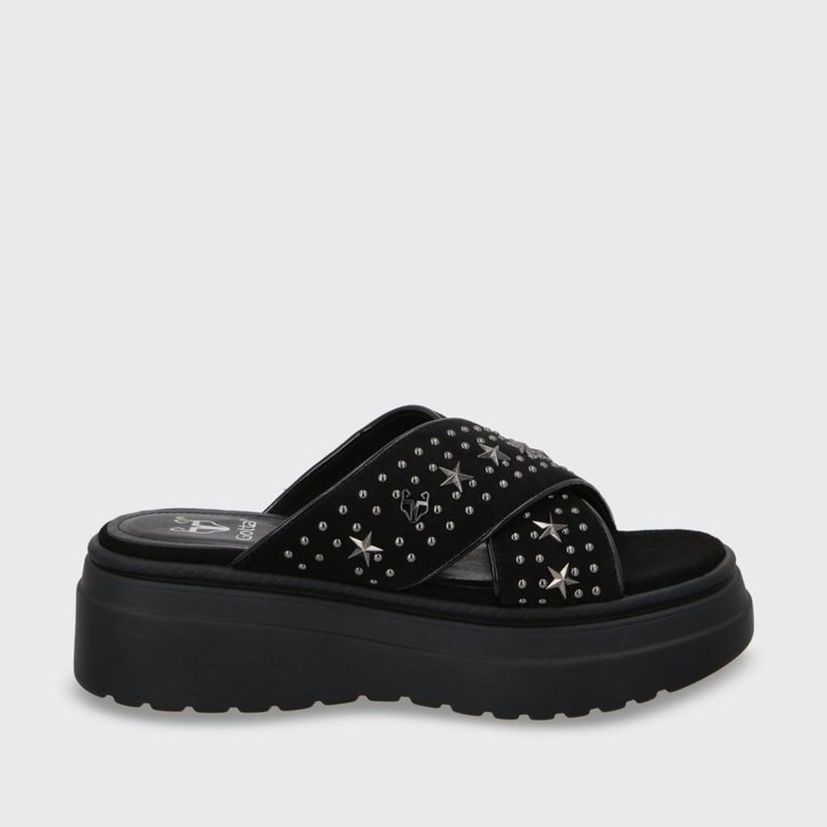 GOTTA - Sandalia Plataforma Negro Mujer 55921
