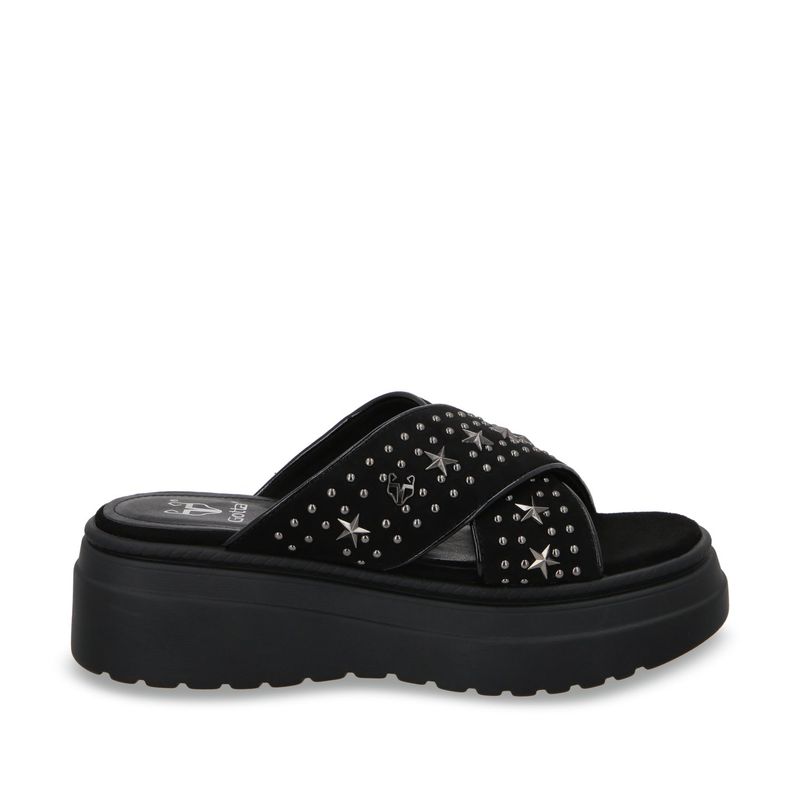 GOTTA - Sandalia Mujer Negra Plataforma 55921 Gotta