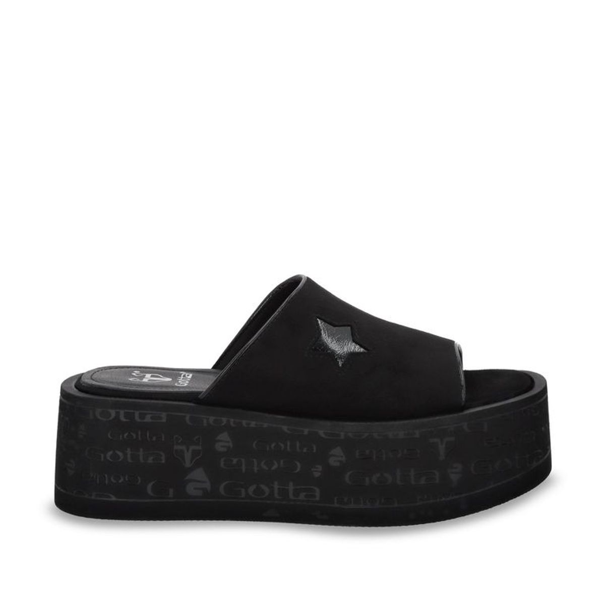 GOTTA - Sandalia Plataforma Negro Mujer 55930
