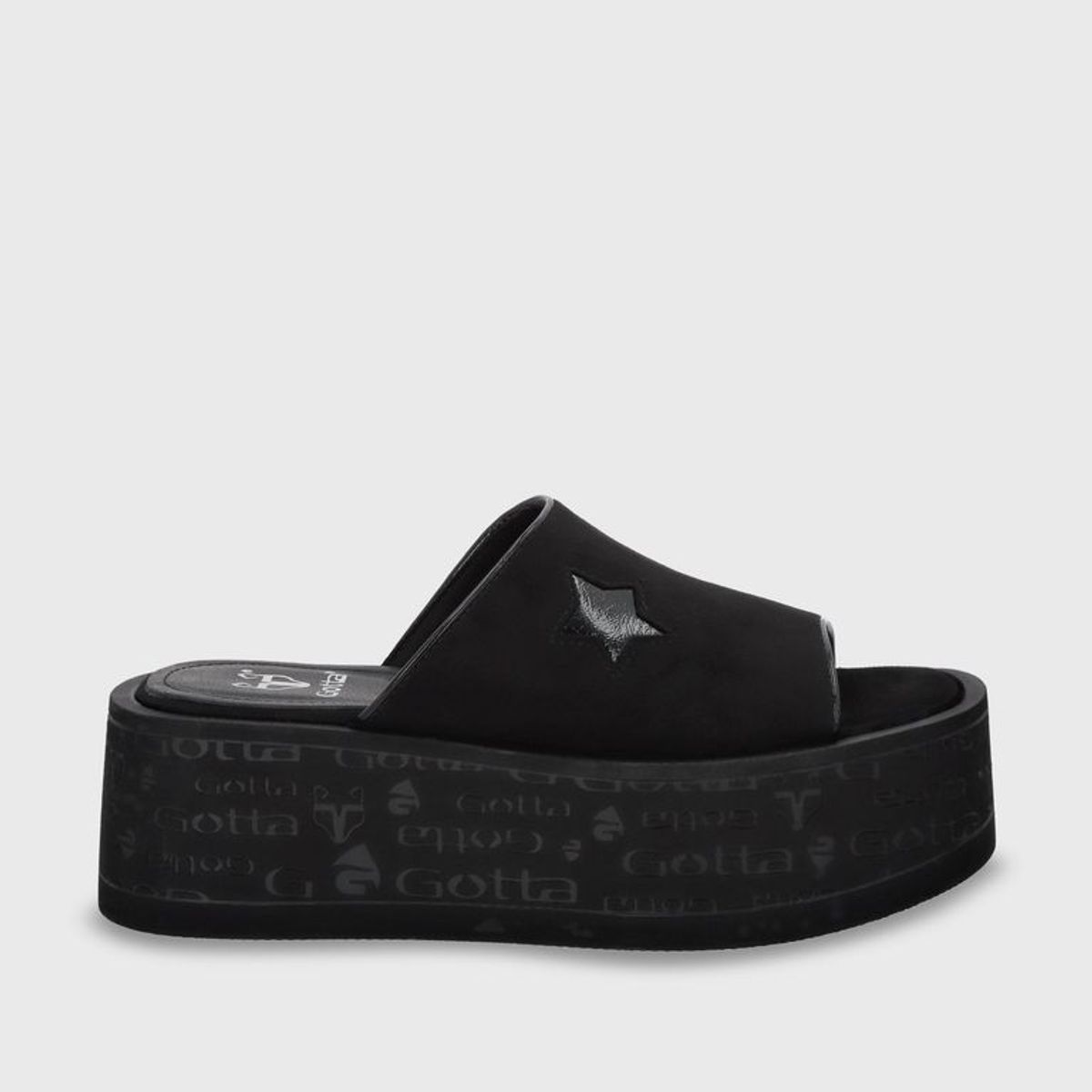 GOTTA - Sandalia Plataforma Negro Mujer 55930
