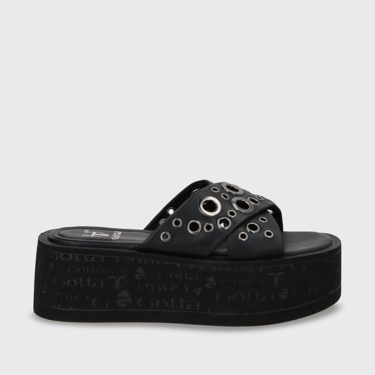 GOTTA - Sandalia Plataforma Negro Mujer 55931