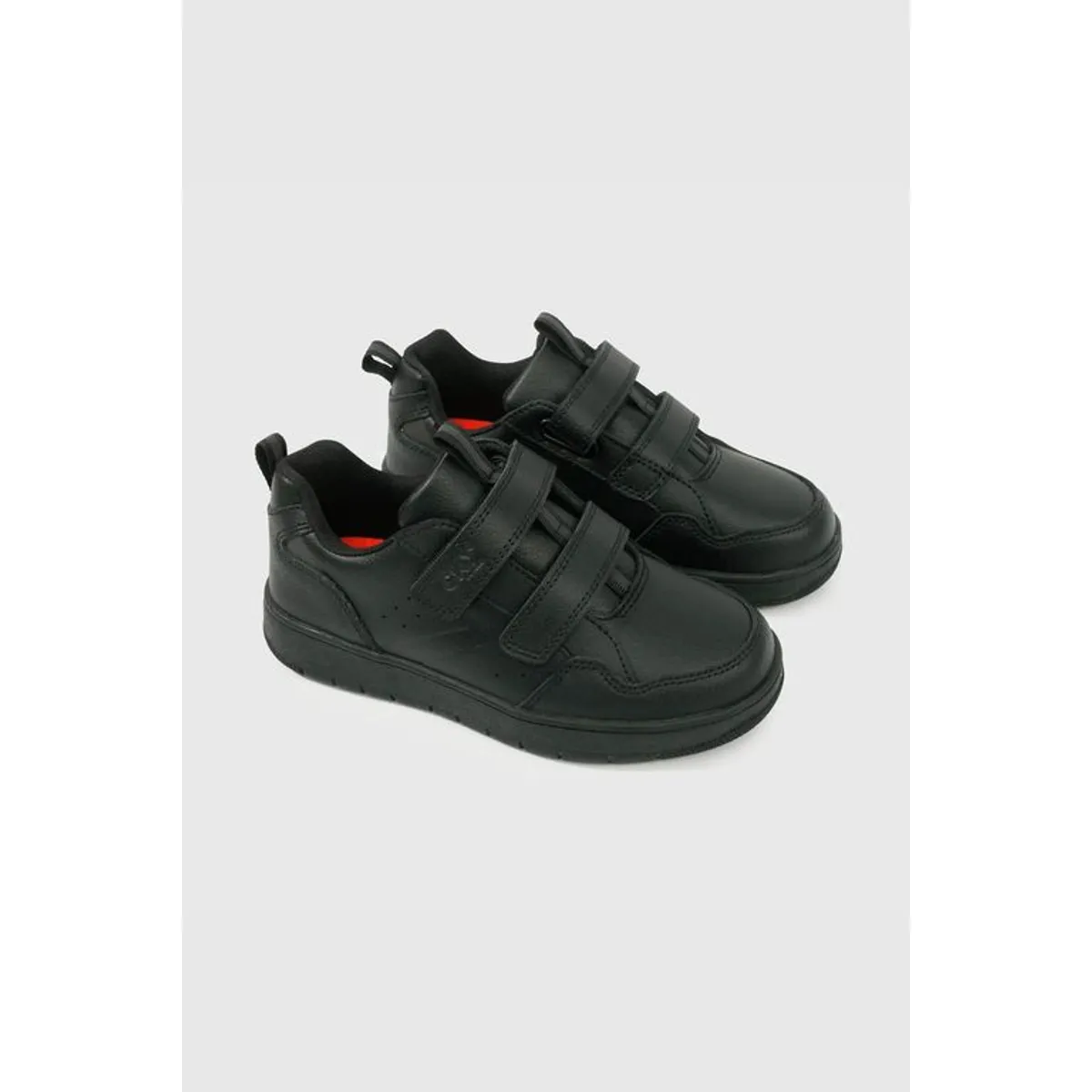 COLLOKY - Zapatilla Escolar Negra con Velcro Unisex Junior