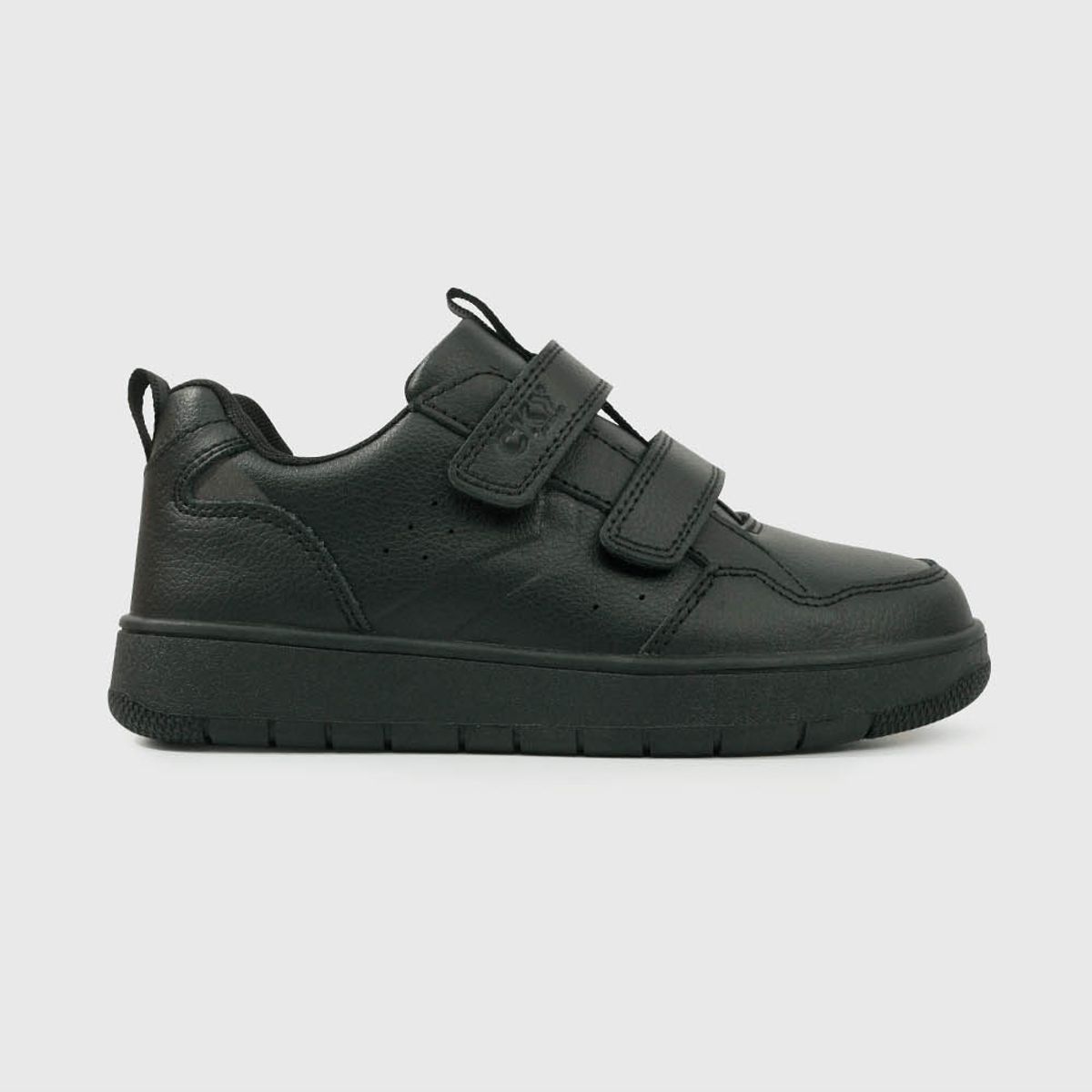 COLLOKY - Zapatilla Escolar Negra con Velcro Unisex Junior