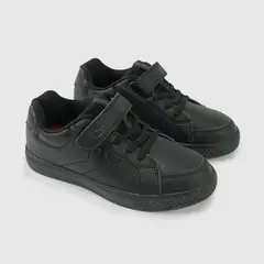 COLLOKY - Zapatilla Escolar Unisex Negra con Velcro