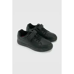 COLLOKY - Zapatilla Escolar Unisex Negra con Velcro