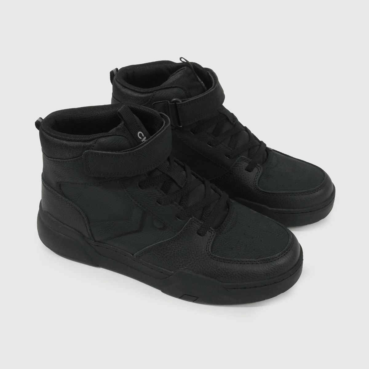 COLLOKY - Zapatilla Escolar Negra Caña Alta Unisex