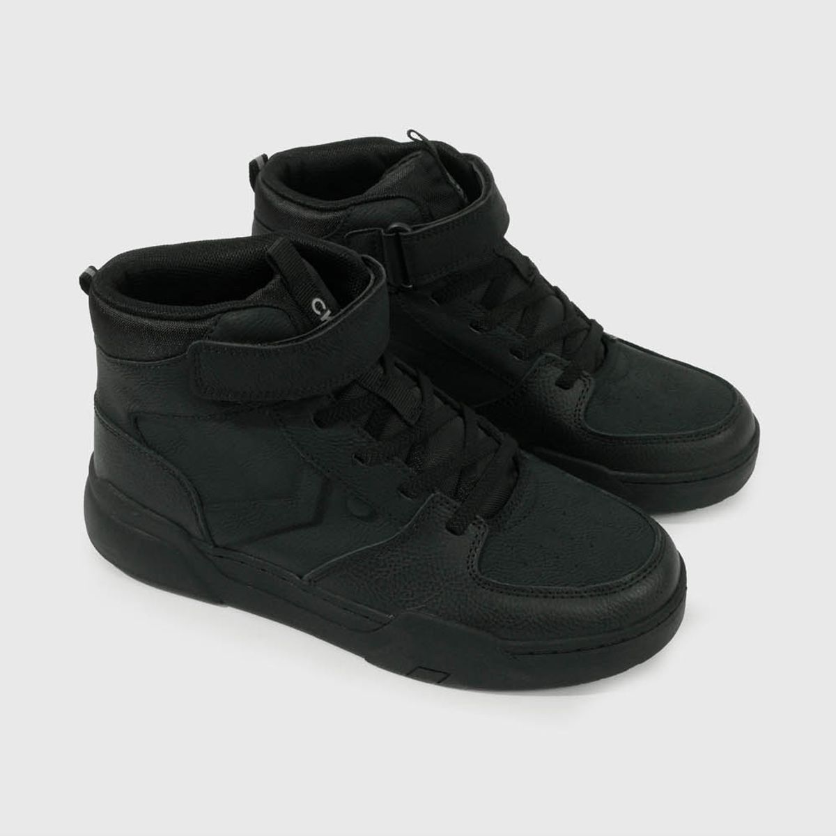 COLLOKY - Zapatilla Escolar Negra Caña Alta Unisex