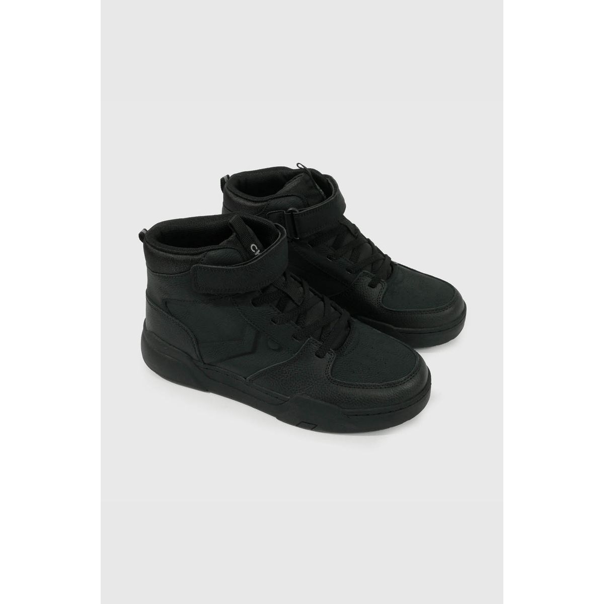 COLLOKY - Zapatilla Escolar Negra Caña Alta Unisex