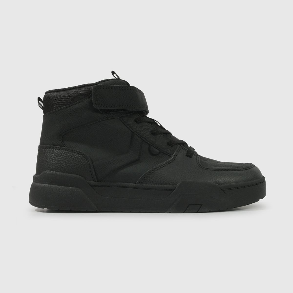 COLLOKY - Zapatilla Escolar Negra Caña Alta Unisex