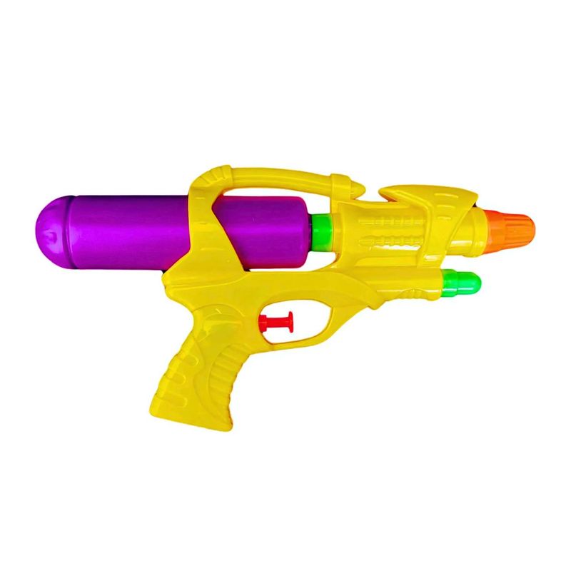 GENERICO - Pistola De Agua 24 CM Juguetes De Verano Amarillo Morado