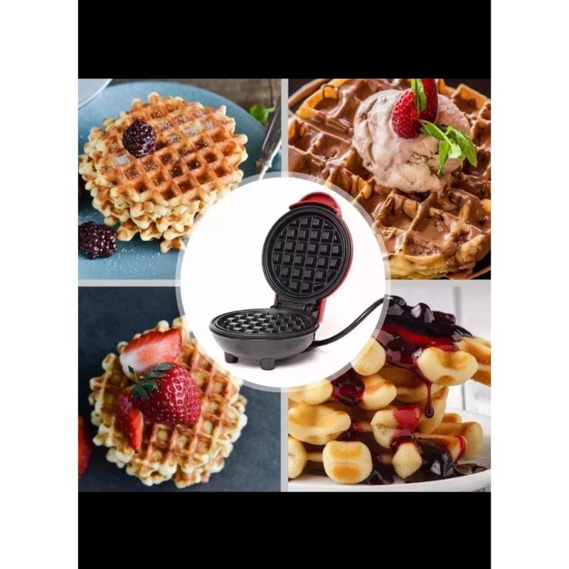 GENERICO - Mini Waflera Repostería Waflera Redondas Wafles