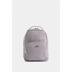 VELEZ - Vélez Morral Púrpura Pequeño Lona Mujer Manija Cuero Gris