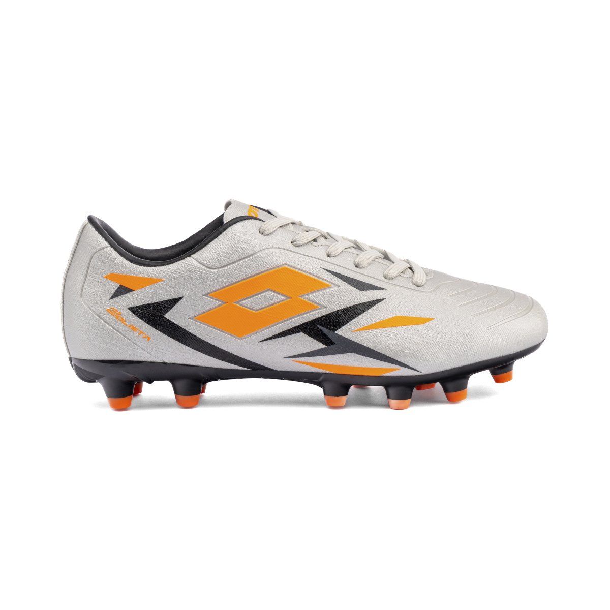 LOTTO - Zapato de Fútbol Niño Lotto - Solista FG Gris Naranjo - Gris