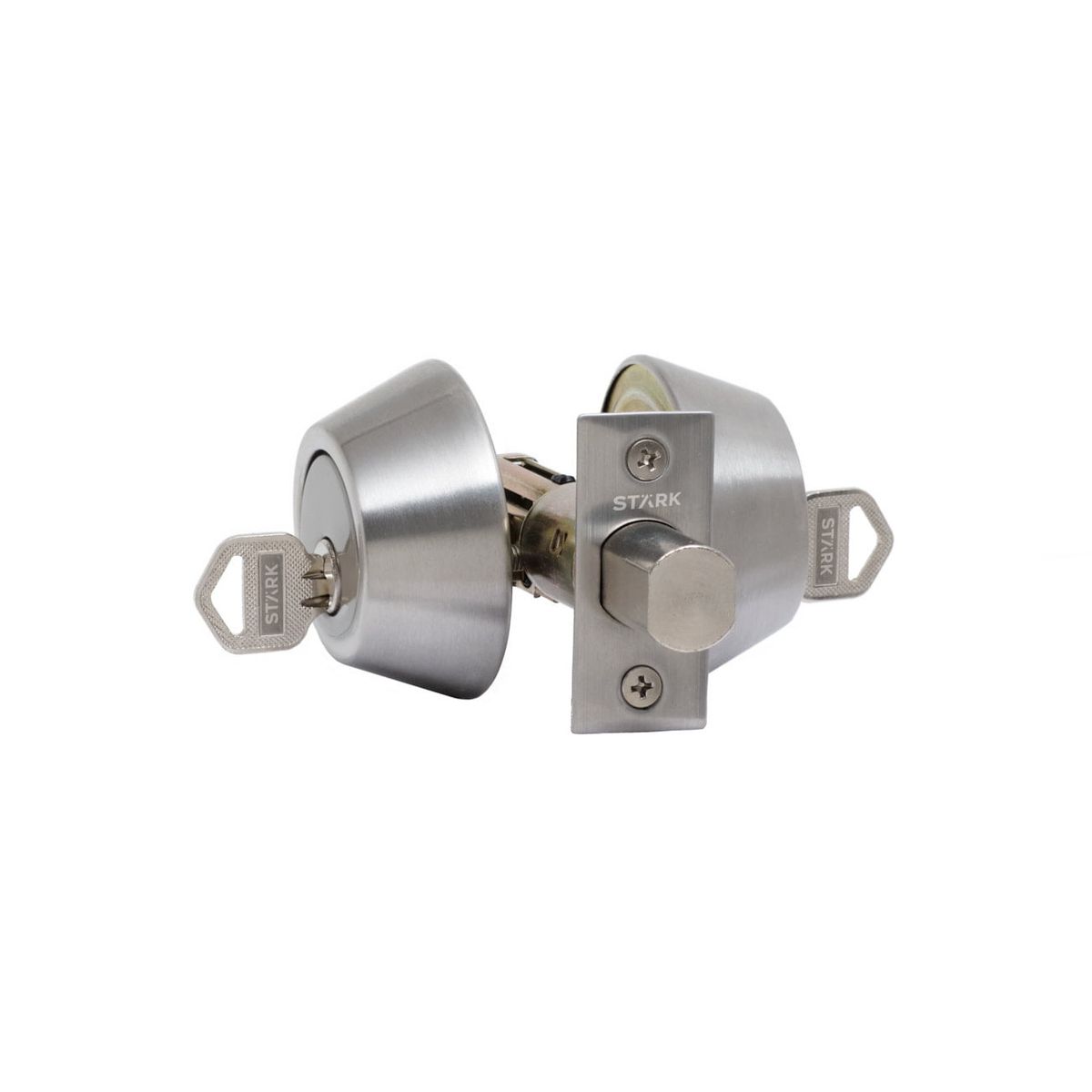 GENERICO - Cerrojo de seguridad cilindro exterior e int Acero inox Stärk Design