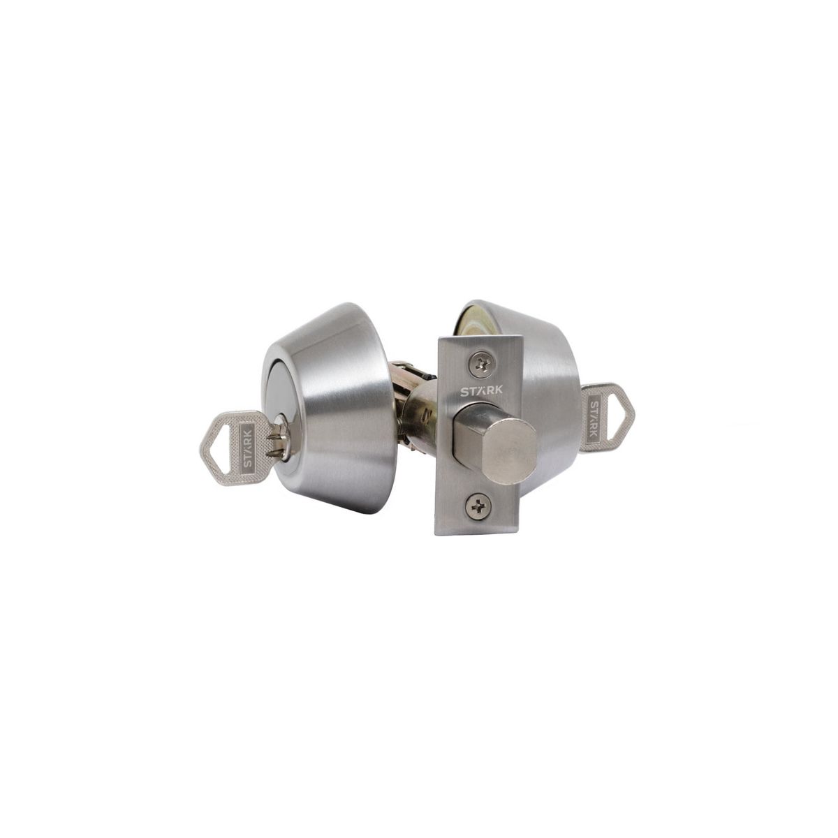 GENERICO - Cerrojo de seguridad cilindro exterior e int Acero inox Stärk Design