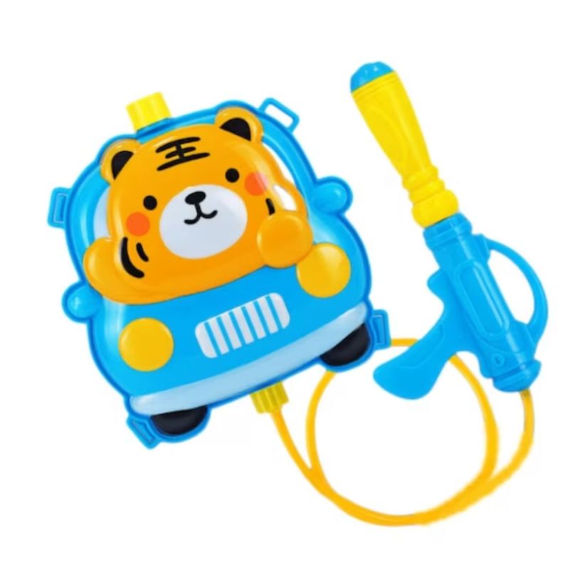 GENERICO - Mochila Tigre Verano Pistola Lanza Agua Litros Niños Juego