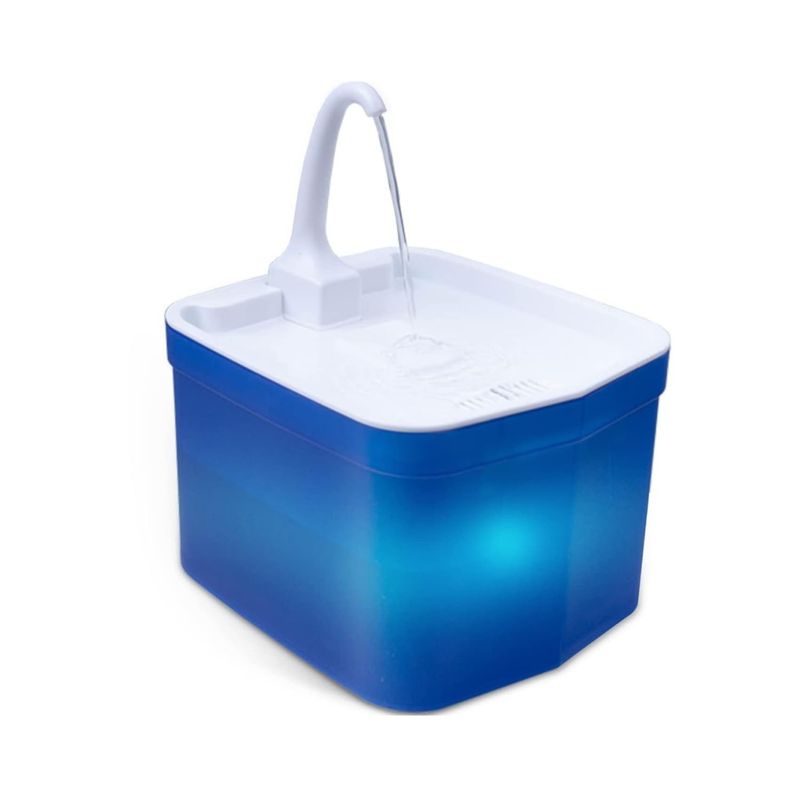 GENERICO - Fuente De Agua Para Gatos Y Perros Bebedero Automático Led
