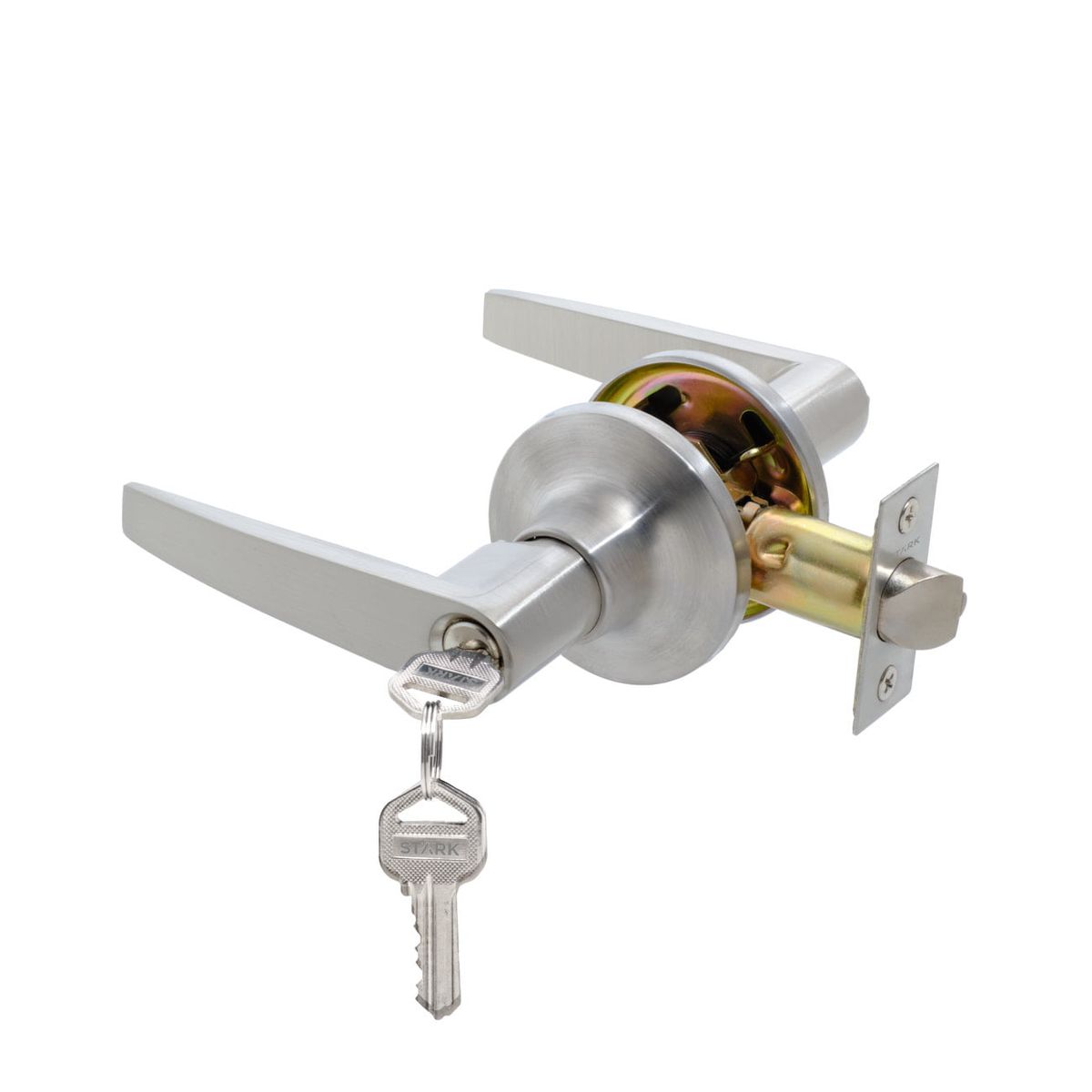 GENERICO - Cerradura tubular con manilla Acc princ-Bod Níquel sat Stärk Design