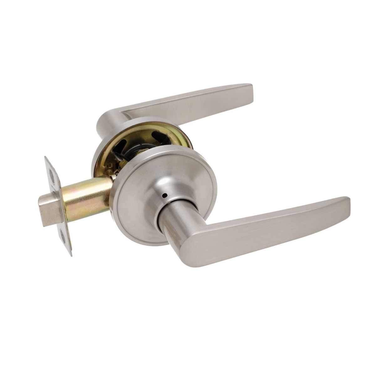 GENERICO - Cerradura tubular con manilla Simple paso Níquel satinado Stärk Design