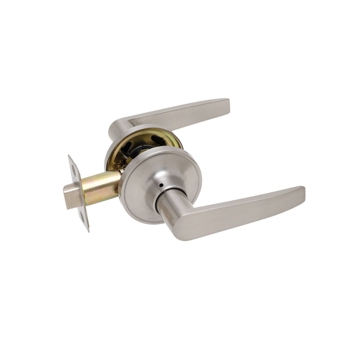 GENERICO - Cerradura tubular con manilla Simple paso Níquel satinado Stärk Design