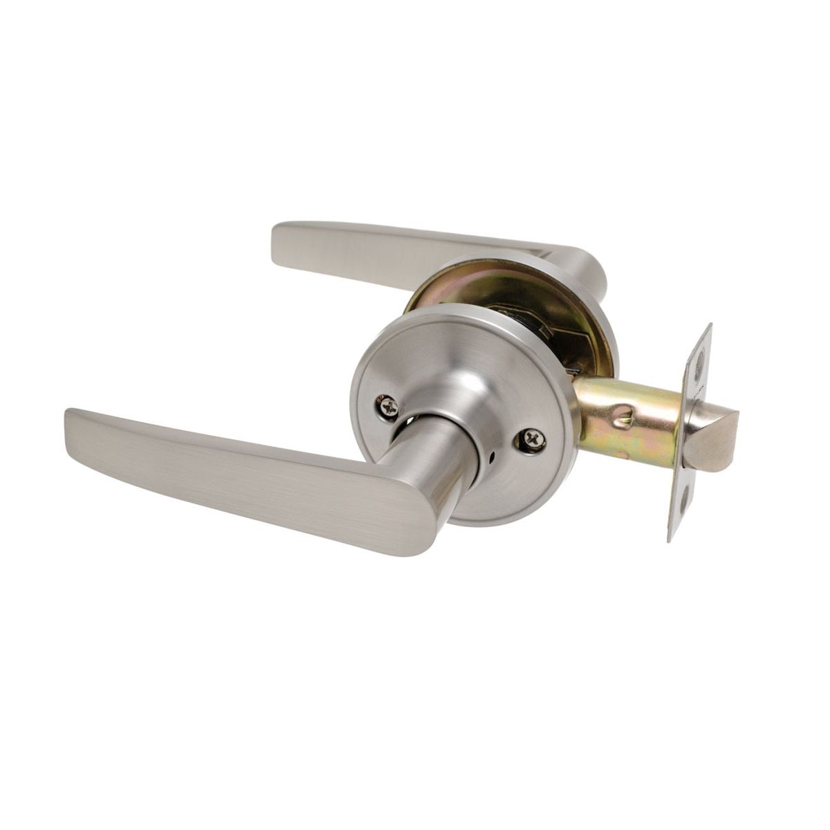 GENERICO - Cerradura tubular con manilla Simple paso Níquel satinado Stärk Design