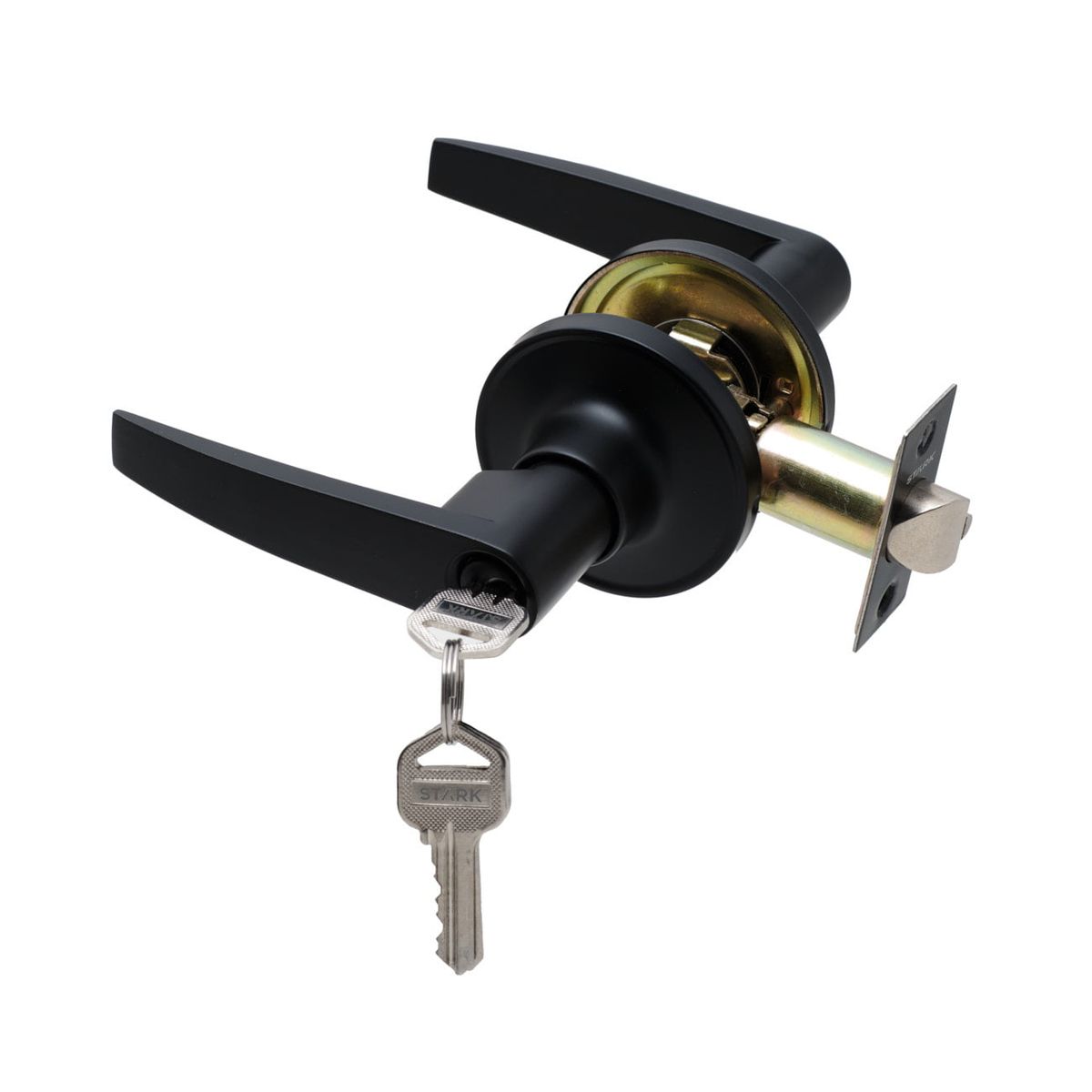 GENERICO - Cerradura tubular con manilla Acc princ - Bod Negro mate Stärk Design