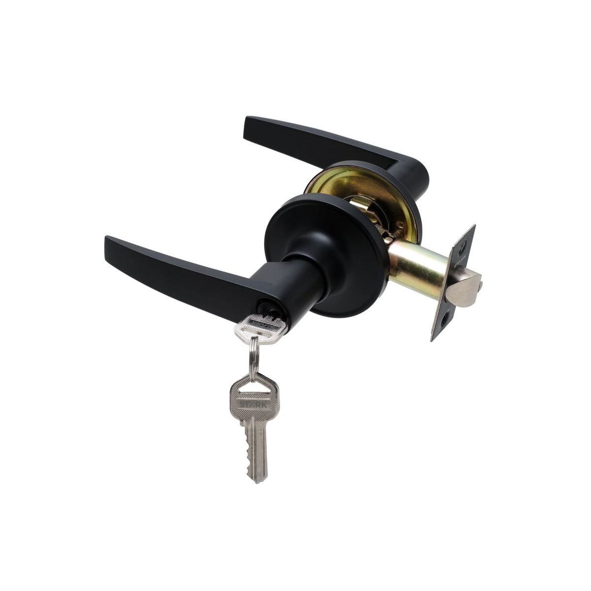 GENERICO - Cerradura tubular con manilla Acc princ - Bod Negro mate Stärk Design