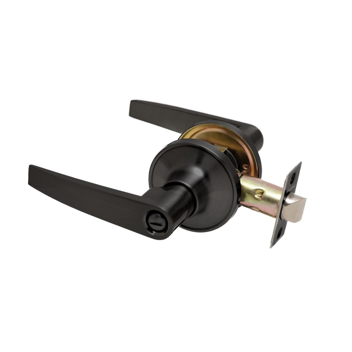 GENERICO - Cerradura tubular con manilla Baño - Dormitori Negro mate Stärk Design