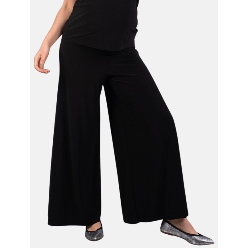 MADREMIA - Pantalon palazzo Maternal Pame Negro Madremia