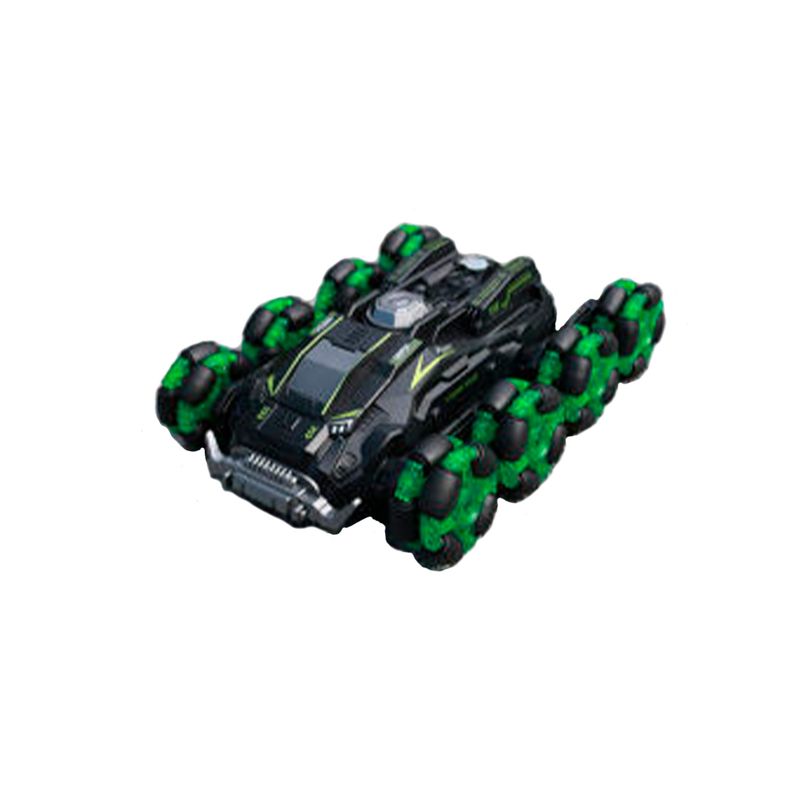 GENERICO - Auto RC control remoto gestual 8 ruedas transformable Verde