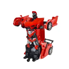 GENERICO - Juguete Auto Carreras Robot Articulado de 16x15cm Rojo