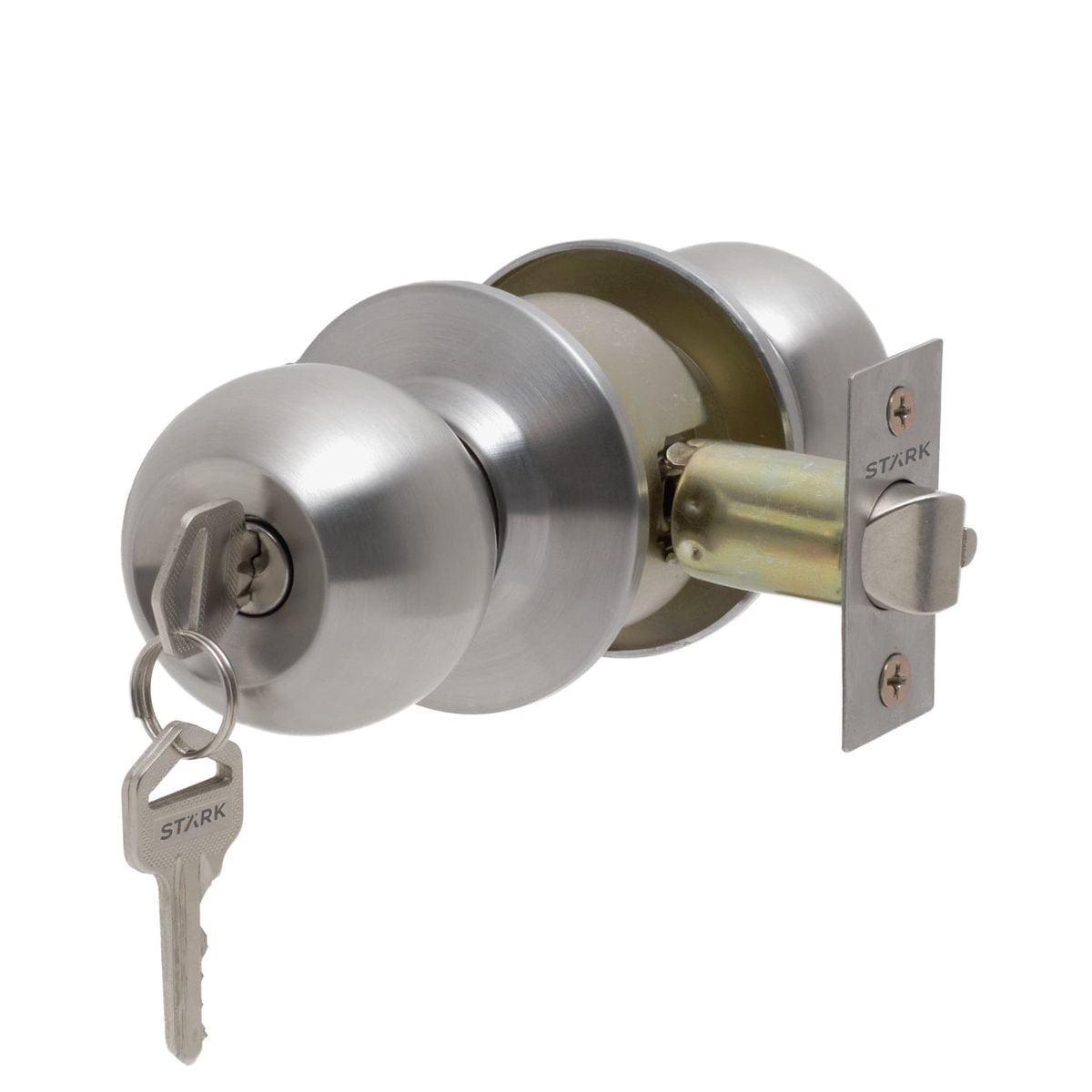 GENERICO - Cerradura de pomo cilíndrica Acc princ-Bodega Acero inox Stärk Design