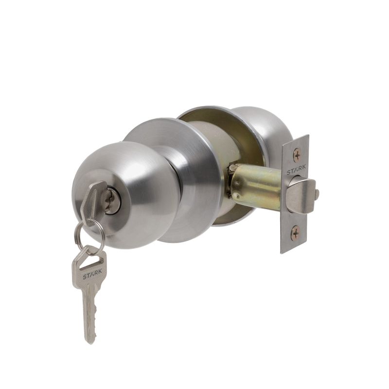 GENERICO - Cerradura de pomo cilíndrica Acc princ-Bodega Acero inox Stärk Design