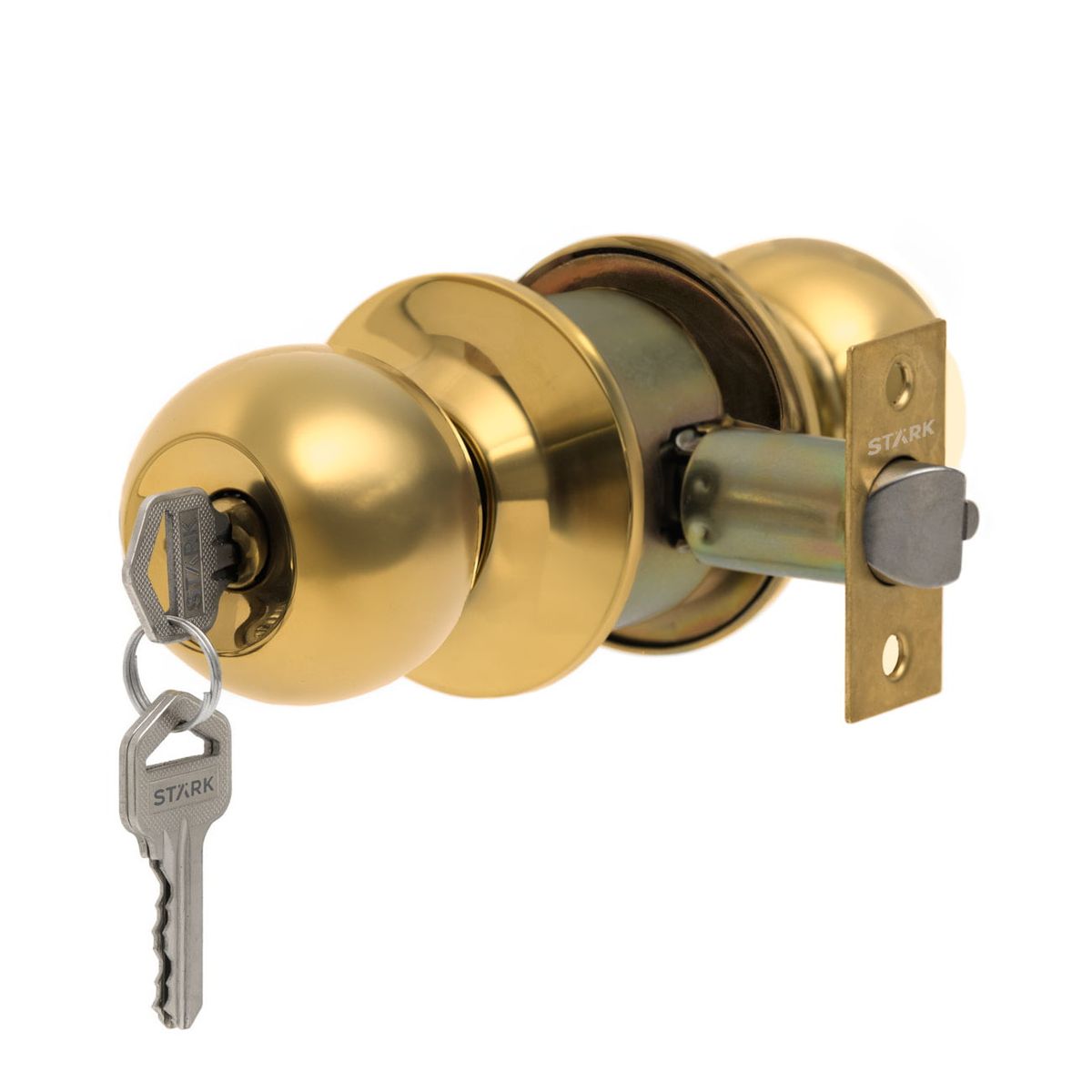 GENERICO - Cerradura de pomo cilíndrica Acceso princ-Bodega Bronce Stärk Design