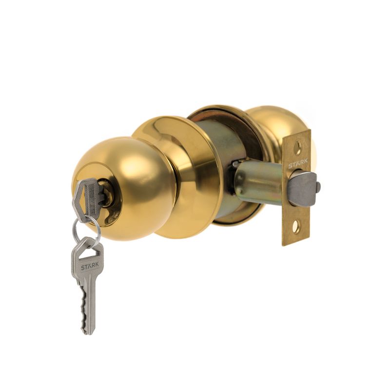 GENERICO - Cerradura de pomo cilíndrica Acceso princ-Bodega Bronce Stärk Design