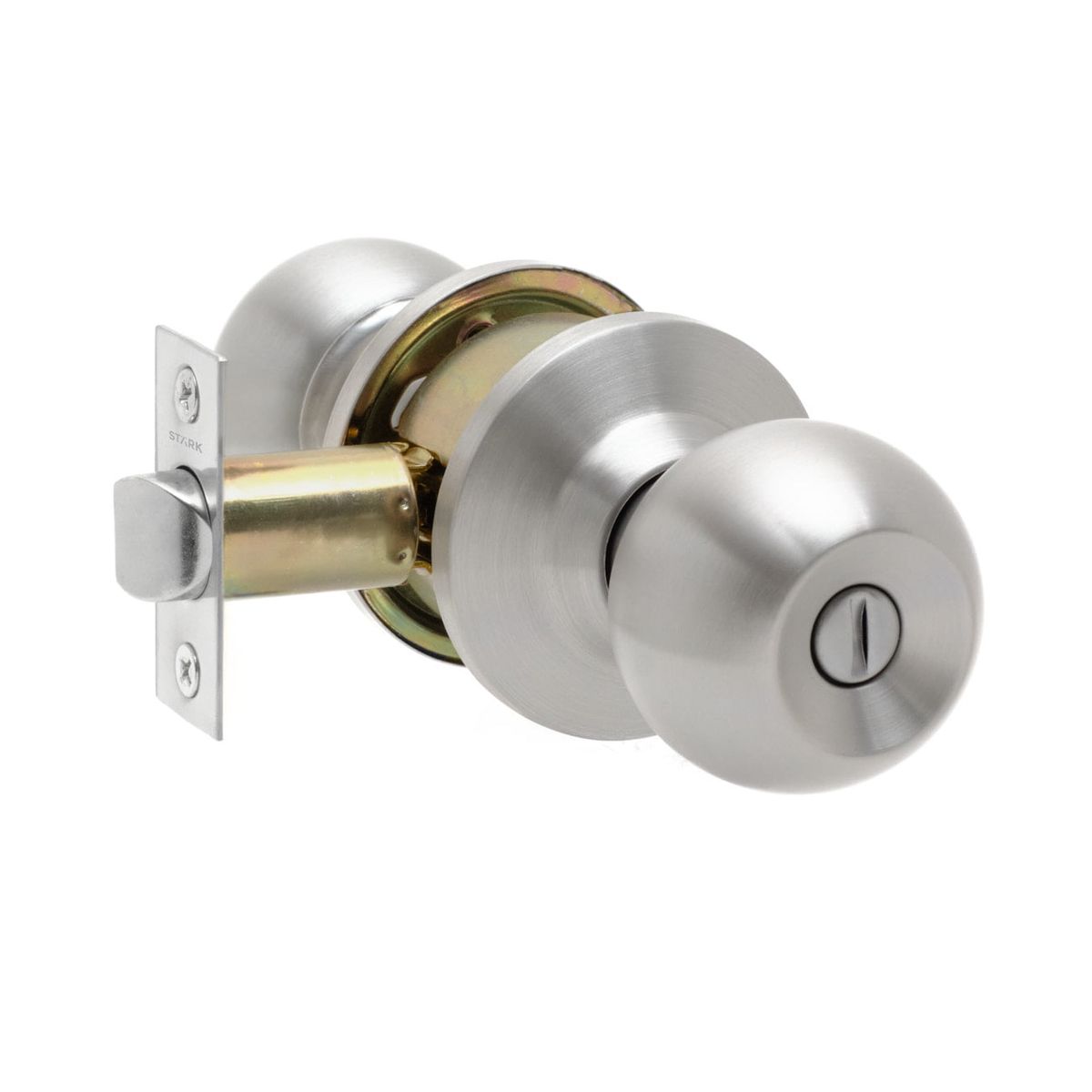 GENERICO - Cerradura de pomo cilíndrica Baño - Dormitorio Acero inox Stärk Design