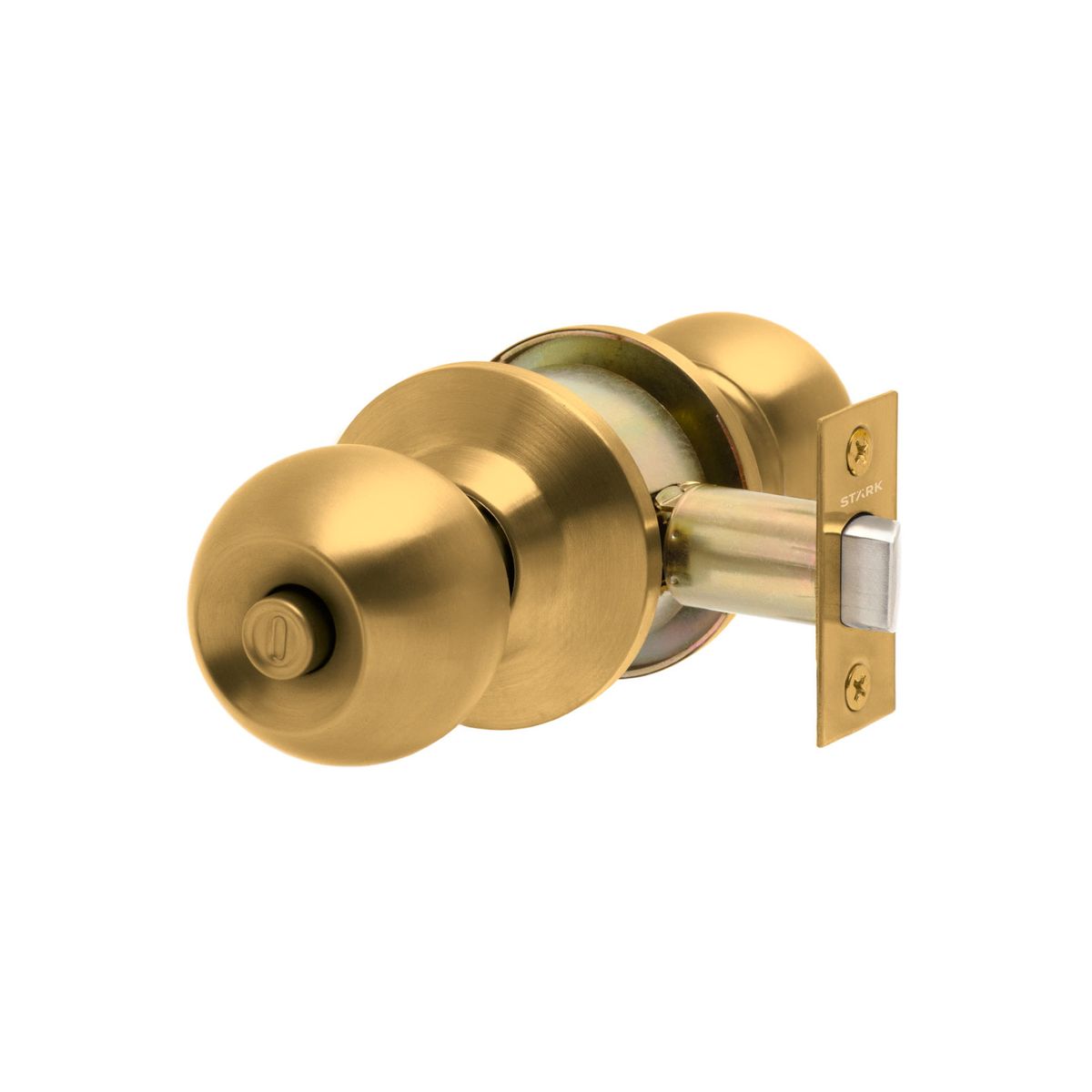 GENERICO - Cerradura de pomo cilíndrica Baño - Dormitorio Bronce Stärk Design