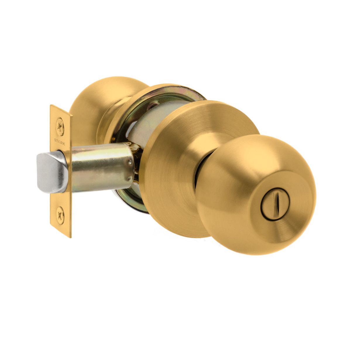 GENERICO - Cerradura de pomo cilíndrica Baño - Dormitorio Bronce Stärk Design