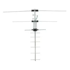 TECNOLAB - Antena Digital para TV Exterior 10-13 dB HDTV & 4K