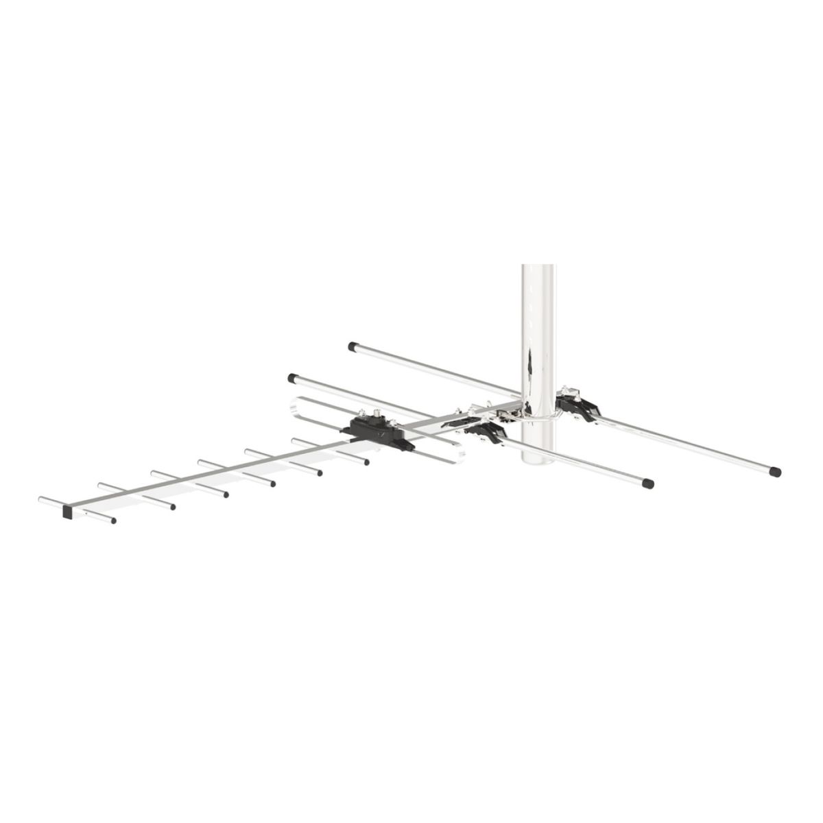 TECNOLAB - Antena Digital para TV Exterior  7-9 dB HDTV & 4K