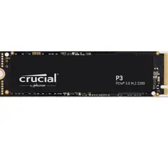 CRUCIAL - SSD M.2 (2280) - 500 GB - P3 - NVMe PCIe 3.0 x4 (CT500P3SSD8)