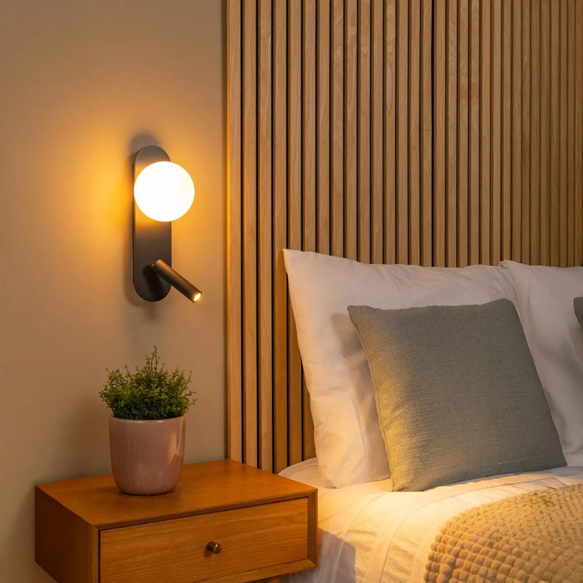 APLIQUE LED KELLY NEGRO 3000K  1XG9, marca BOSCO - Foto 2
