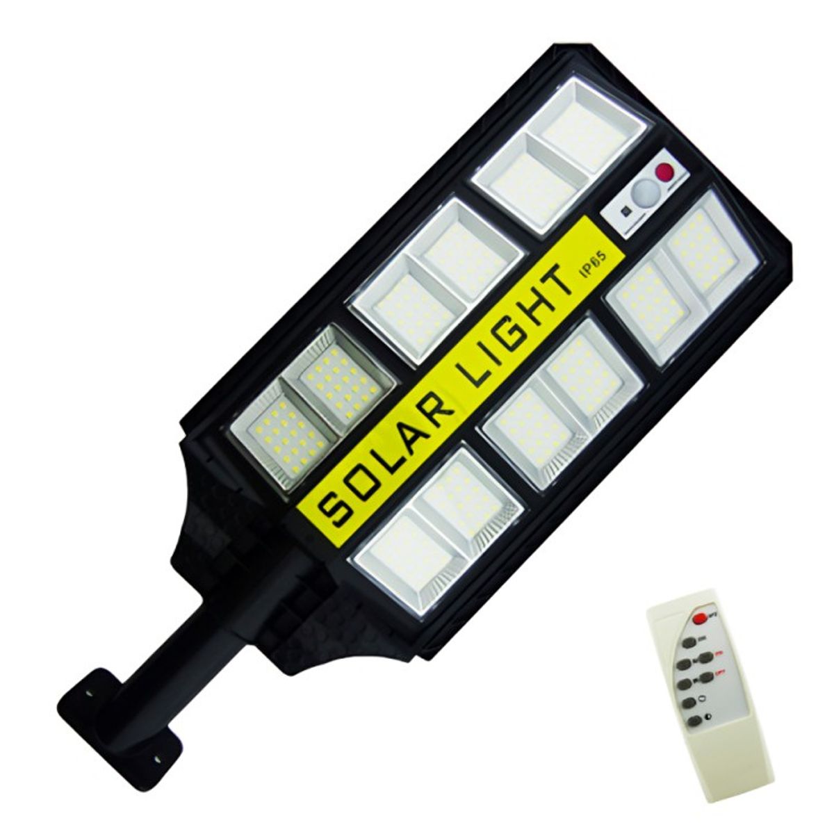 OEM - Foco con Brazo Solar 300W 240 LED 12 Placas PVC