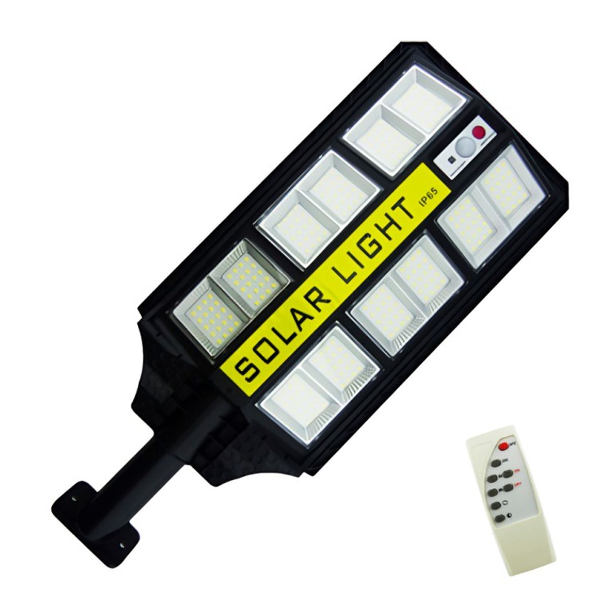 OEM - Foco con Brazo Solar 300W 240 LED 12 Placas PVC