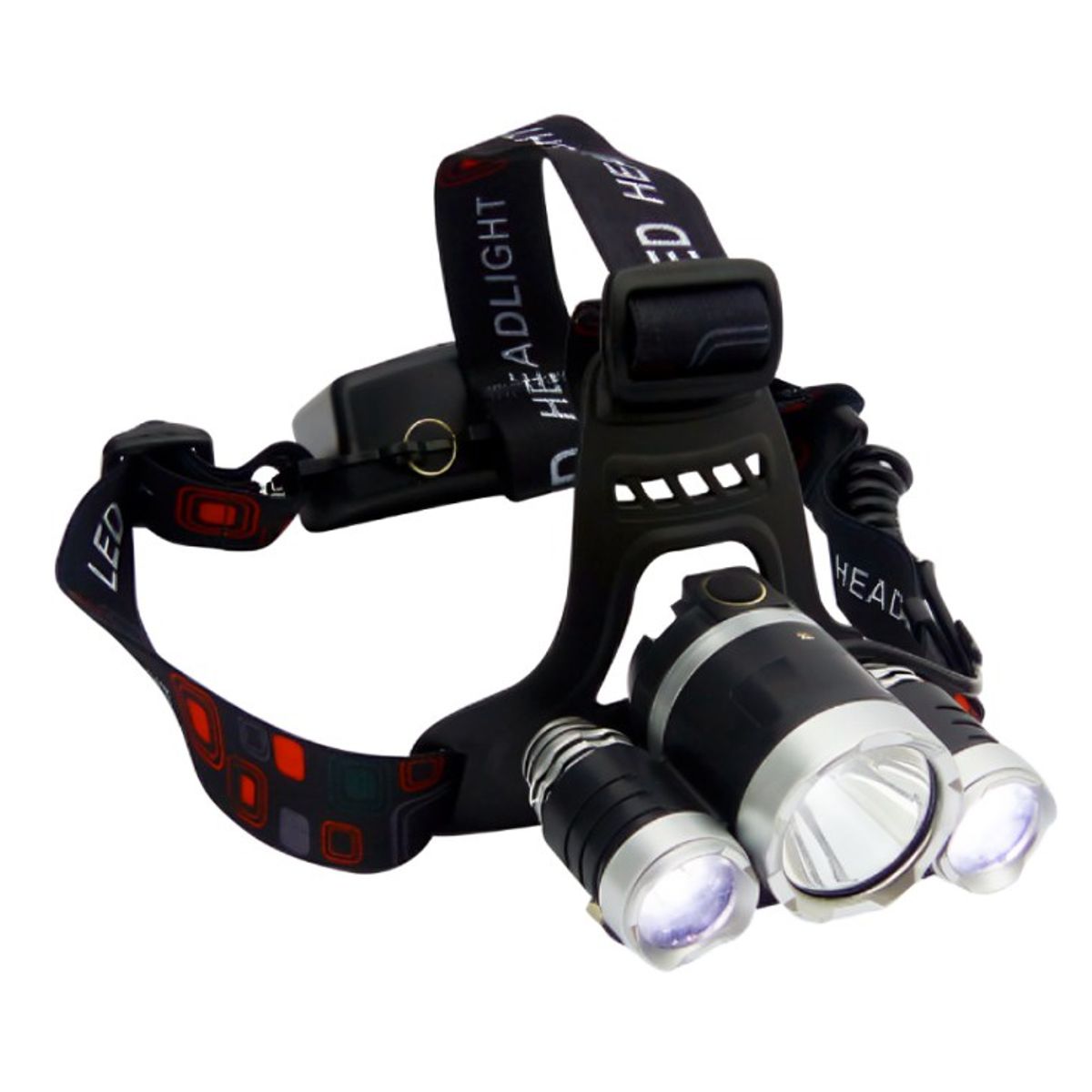 OEM - Linterna Minero 3 LED ModT6 USB Recargable en Caja