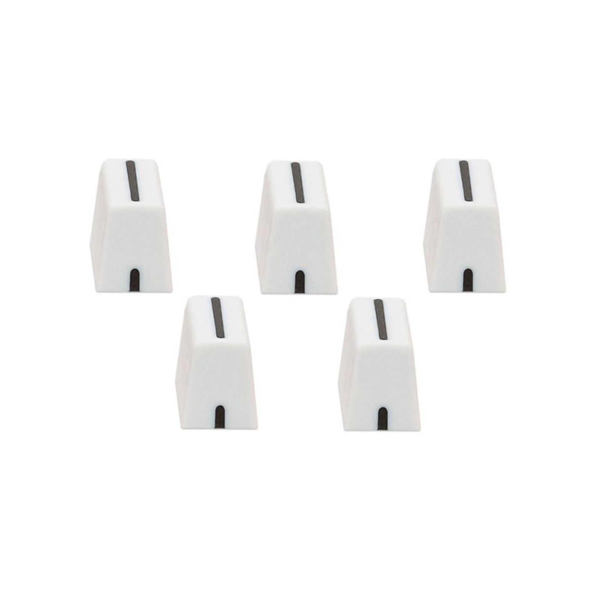 GENERICO - Tapa de perilla de Crossfader 5 unidades blancas