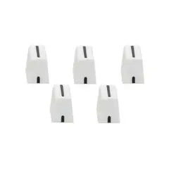 GENERICO - Tapa de perilla de Crossfader 5 unidades blancas
