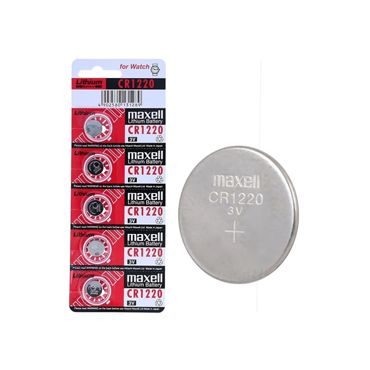 OEM - BLISTER 5 PILAS LITIO 3V MAXELL CR1220