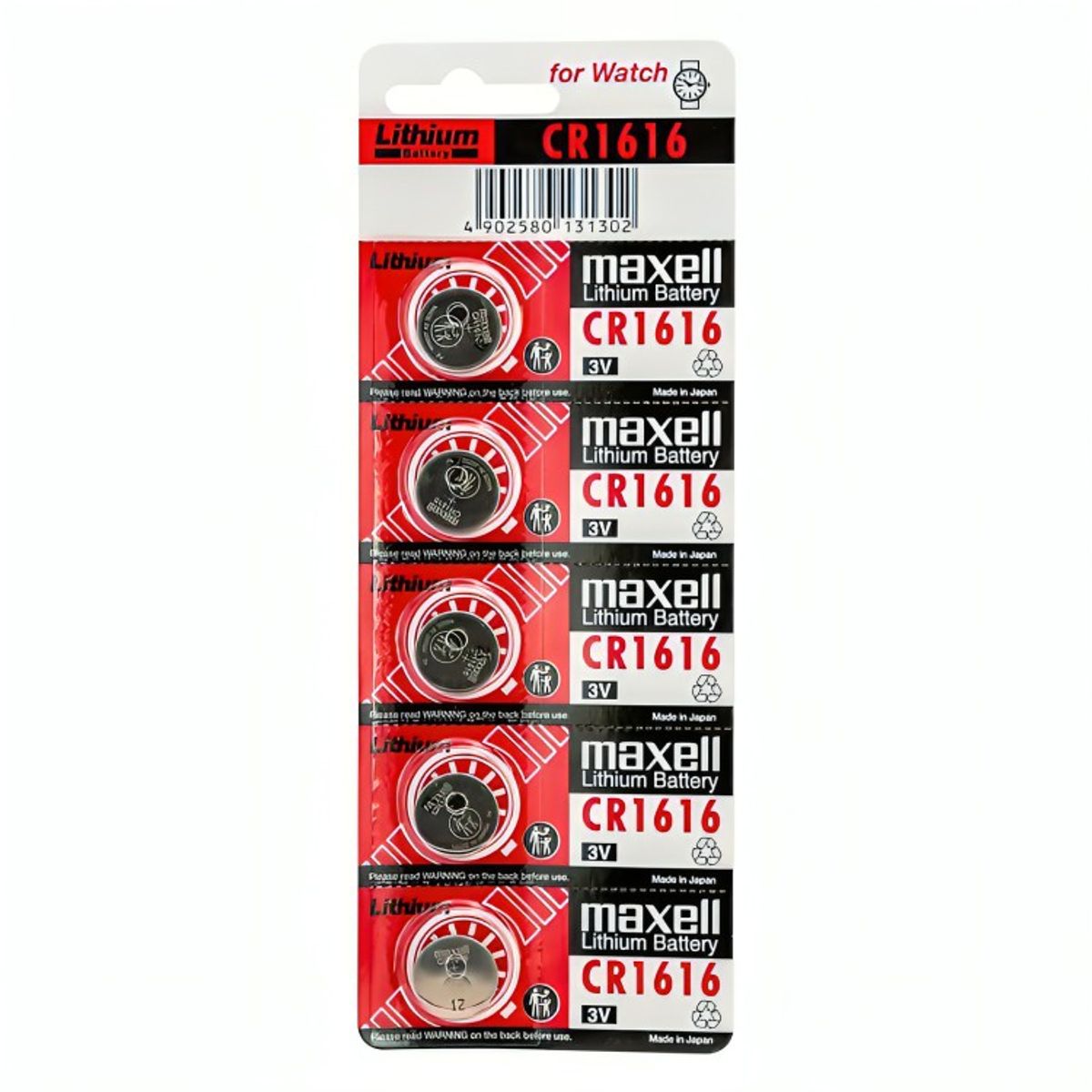 BLISTER 5 PILAS LITIO 3V MAXELL CR1620, marca OEM - Foto 2